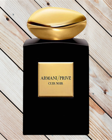 Giorgio Armani 'Prive' CUIR NOIR