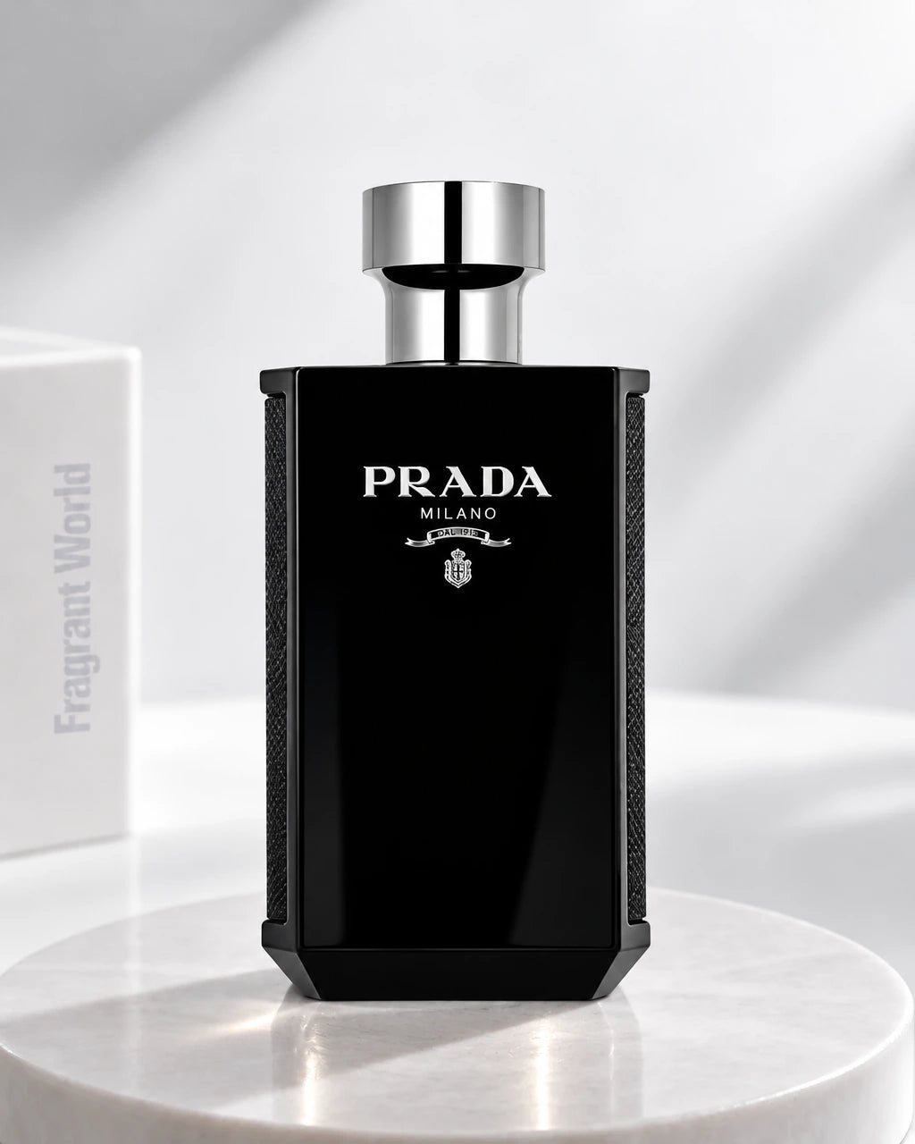 Prada L'HOMME INTENSE | Recreate @visual reference 2 exactly as it is but my fragrance instead of the one in it, very naturally.
