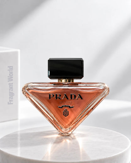 Prada PARADOXE INTENSE | Recreate @visual reference 2 exactly as it is but my fragrance instead of the one in it, very naturally.
