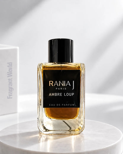 Rania J AMBRE LOUP | Recreate @visual reference 2 exactly as it is but my fragrance instead of the one in it, very naturally.
