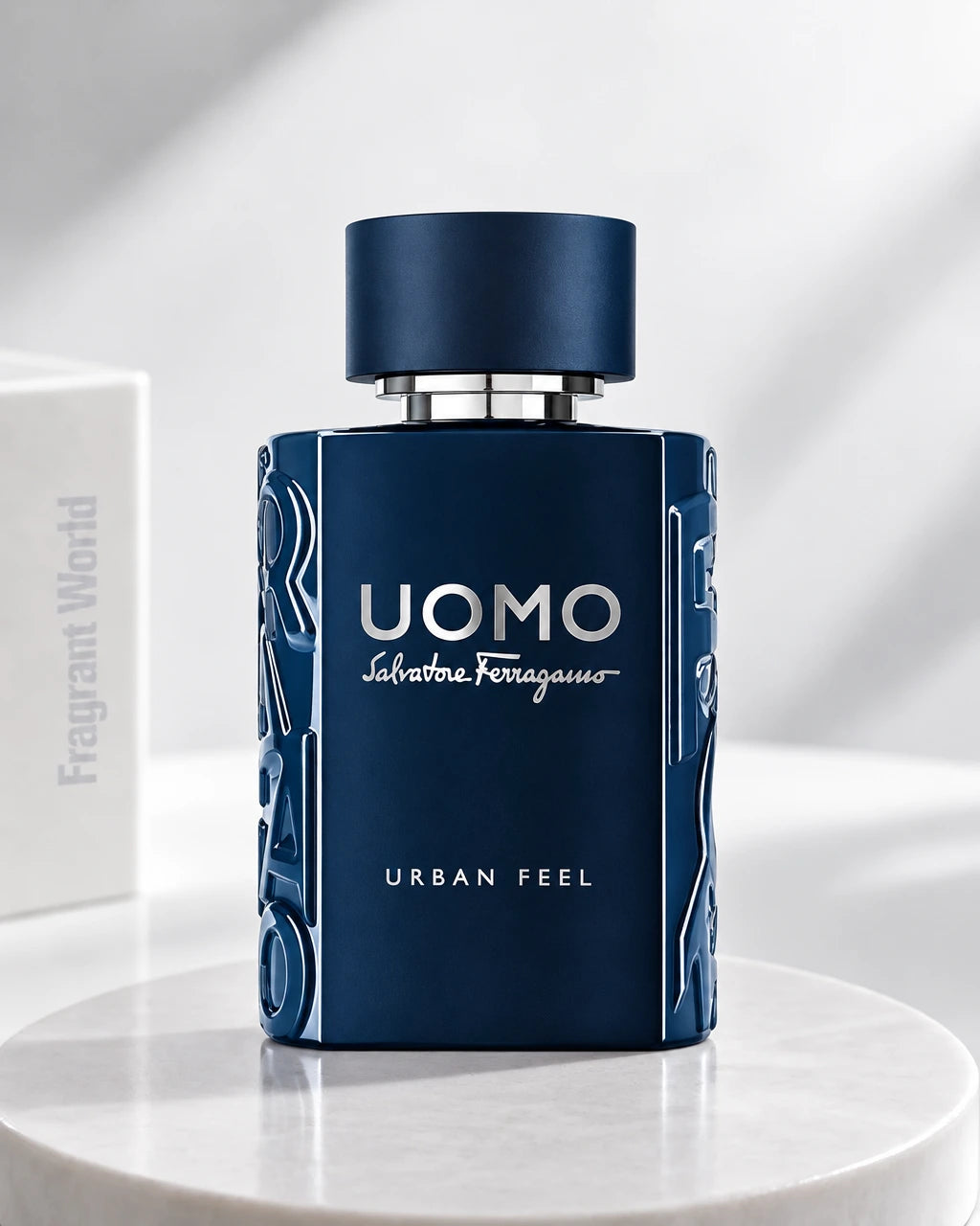 Salvatore Ferragamo UOMO URBAN FEEL | Recreate @visual reference 2 exactly as it is but my fragrance instead of the one in it, very naturally.