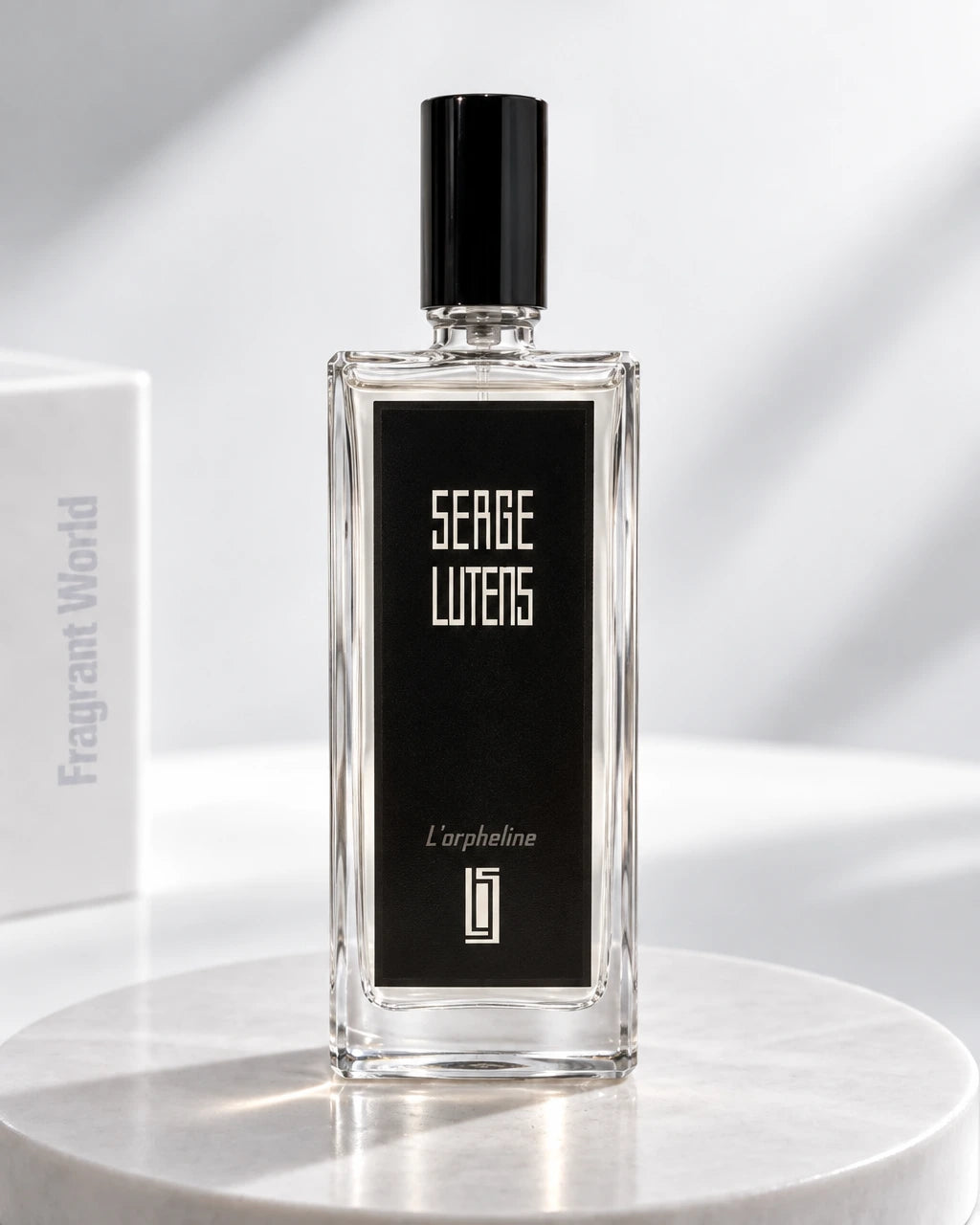 Serge Lutens L'ORPHELINE | Recreate @visual reference 2 exactly as it is but my fragrance instead of the one in it, very naturally.