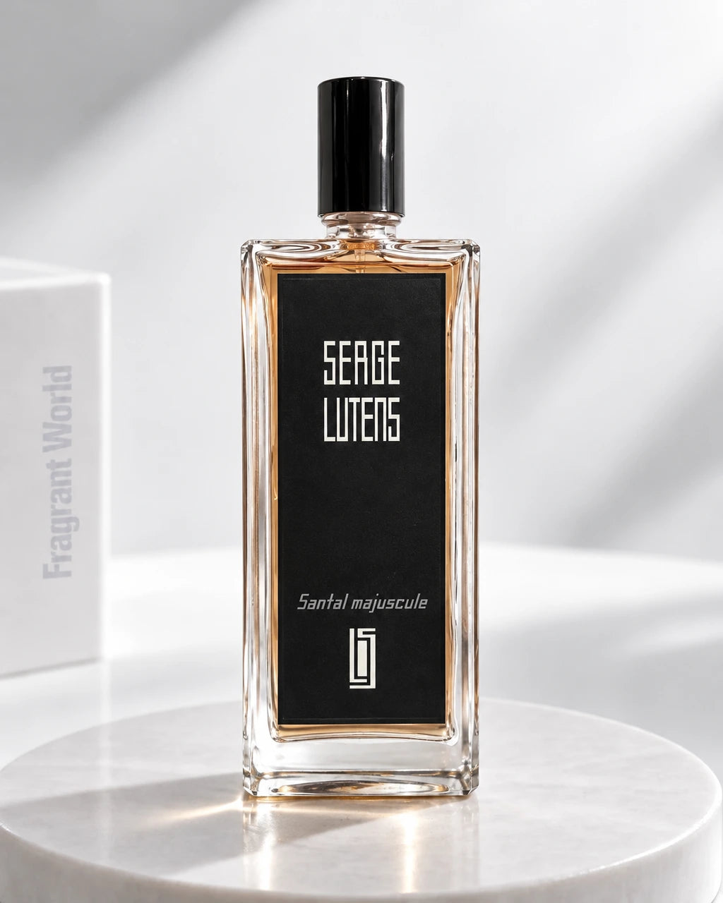 Serge Lutens SANTAL MAJUSCULE | Recreate @visual reference 2 exactly as it is but my fragrance instead of the one in it, very naturally.
