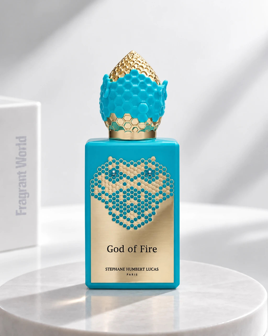 Stéphane Humbert Lucas GOD OF FIRE | Recreate @visual reference 2 exactly as it is but my fragrance instead of the one in it, very naturally.