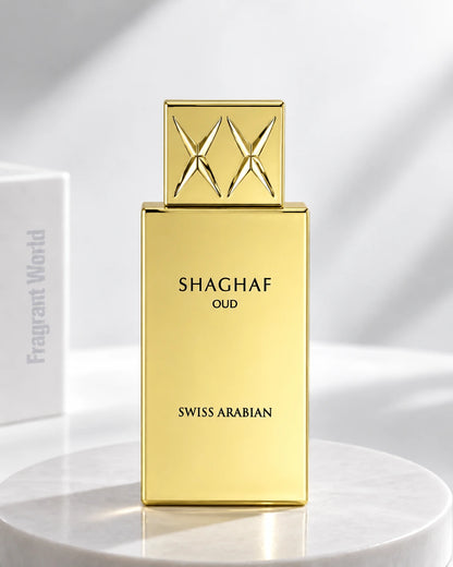 Swiss Arabian SHAGHAF OUD | Recreate @visual reference 2 exactly as it is but my fragrance instead of the one in it, very naturally.