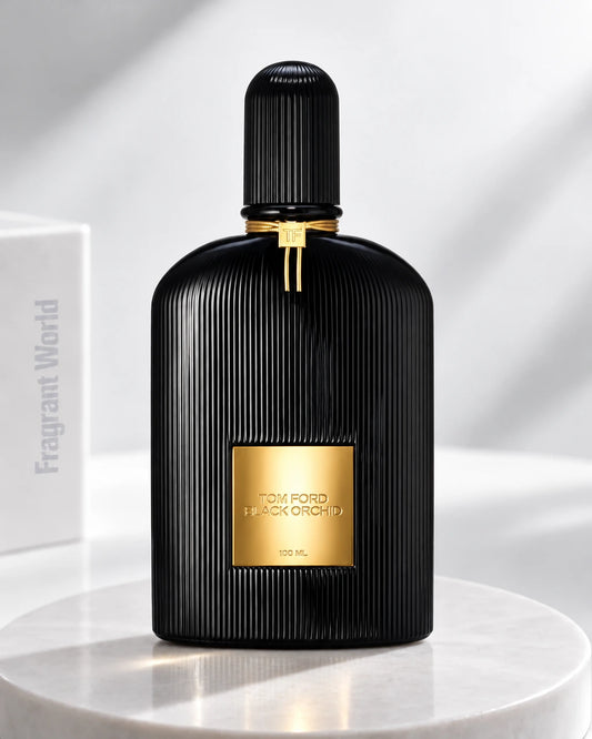 Tom Ford BLACK ORCHID EDP | Recreate @visual reference 2 exactly as it is but my fragrance instead of the one in it, very naturally.
