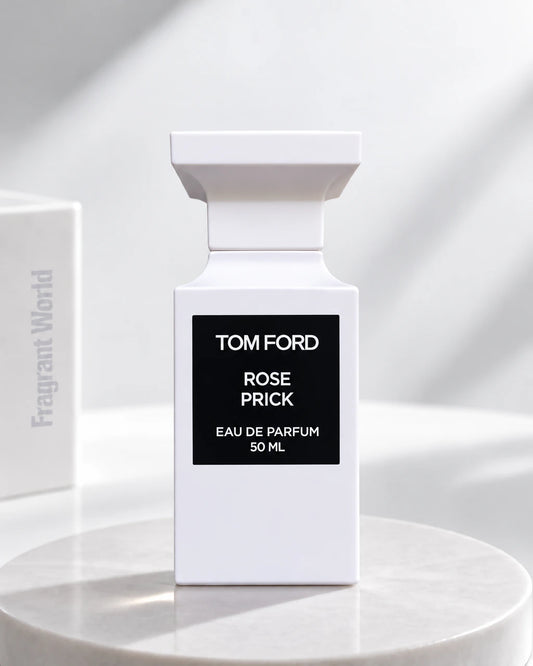 Tom Ford 'Private Blend' ROSE PRICK | Recreate @visual reference 2 exactly as it is but my fragrance instead of the one in it, very naturally.