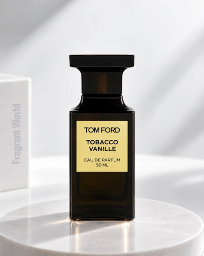 Tom Ford 'Private Blend' TOBACCO VANILLE | Recreate @visual reference 2 exactly as it is but my fragrance instead of the one in it, very naturally.