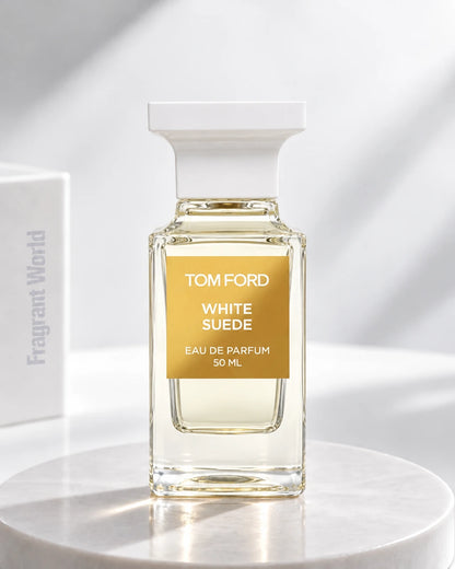 Tom Ford WHITE SUEDE | Recreate @visual reference 2 exactly as it is but my fragrance instead of the one in it, very naturally.