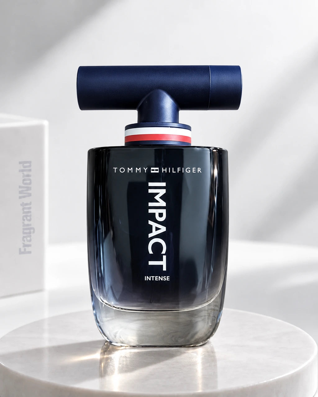 Tommy Hilfiger IMPACT INTENSE | Recreate @visual reference 2 exactly as it is but my fragrance instead of the one in it, very naturally.