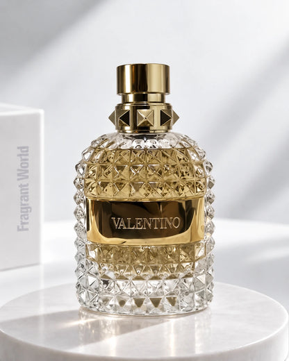 Valentino UOMO EDT | Recreate @visual reference 2 exactly as it is but my fragrance instead of the one in it, very naturally.