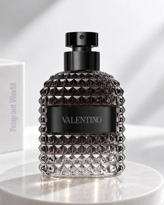 Valentino UOMO INTENSE | Recreate @visual reference 2 exactly as it is but my fragrance instead of the one in it, very naturally.