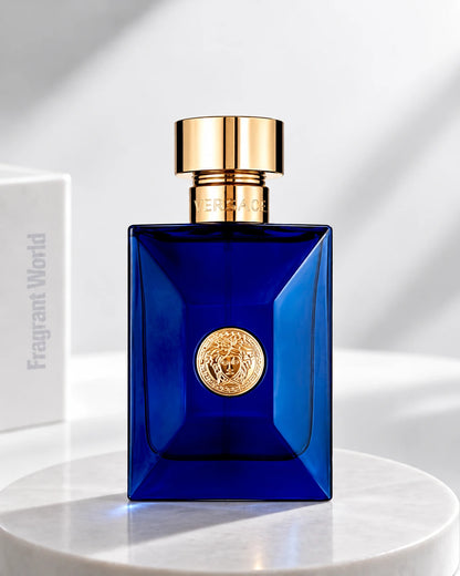 Versace DYLAN BLUE | Recreate @visual reference 2 exactly as it is but my fragrance instead of the one in it, very naturally.
