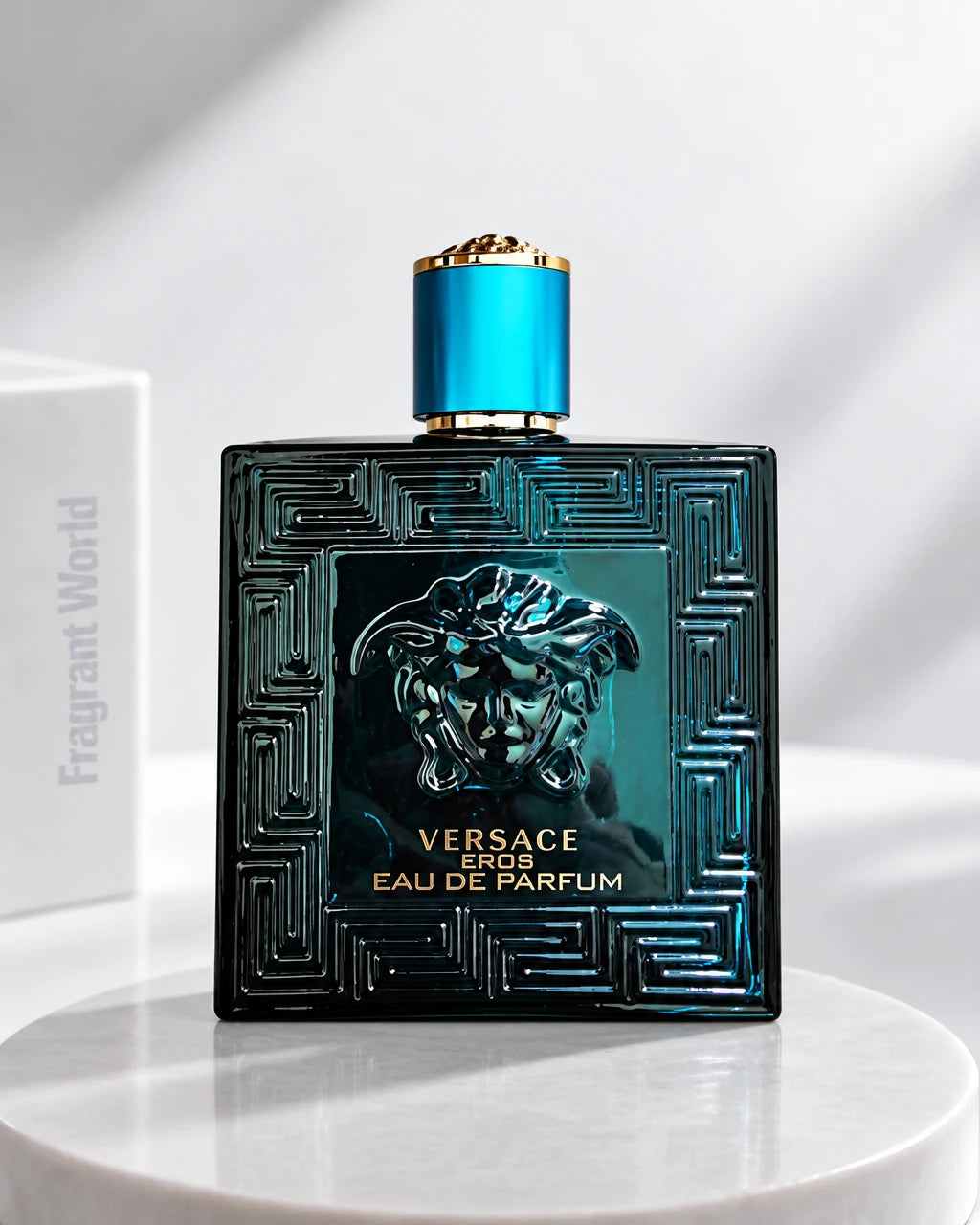 Versace EROS EDP | Recreate @visual reference 2 exactly as it is but my fragrance instead of the one in it, very naturally.