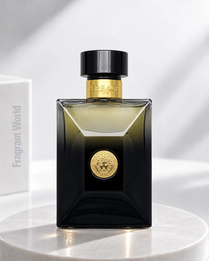 Versace OUD NOIR | Recreate @visual reference 2 exactly as it is but my fragrance instead of the one in it, very naturally.