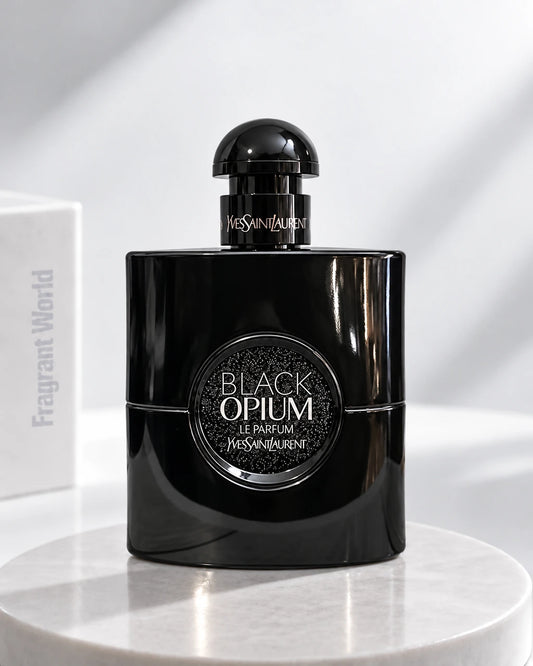 YSL BLACK OPIUM LE PARFUM | Recreate @visual reference 2 exactly as it is but my fragrance instead of the one in it, very naturally.