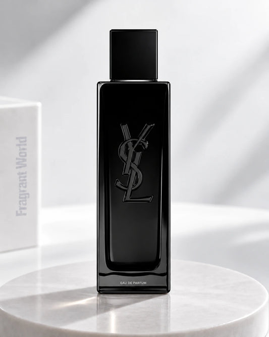 YSL MYSLF EDP | Recreate @visual reference 2 exactly as it is but my fragrance instead of the one in it, very naturally.
