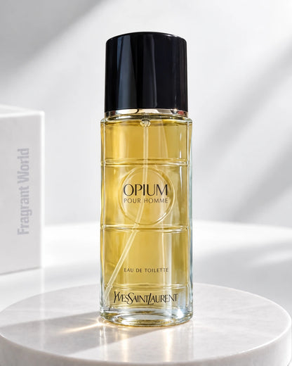 YSL OPIUM POUR HOMME EDT | Recreate @visual reference 2 exactly as it is but my fragrance instead of the one in it, very naturally.