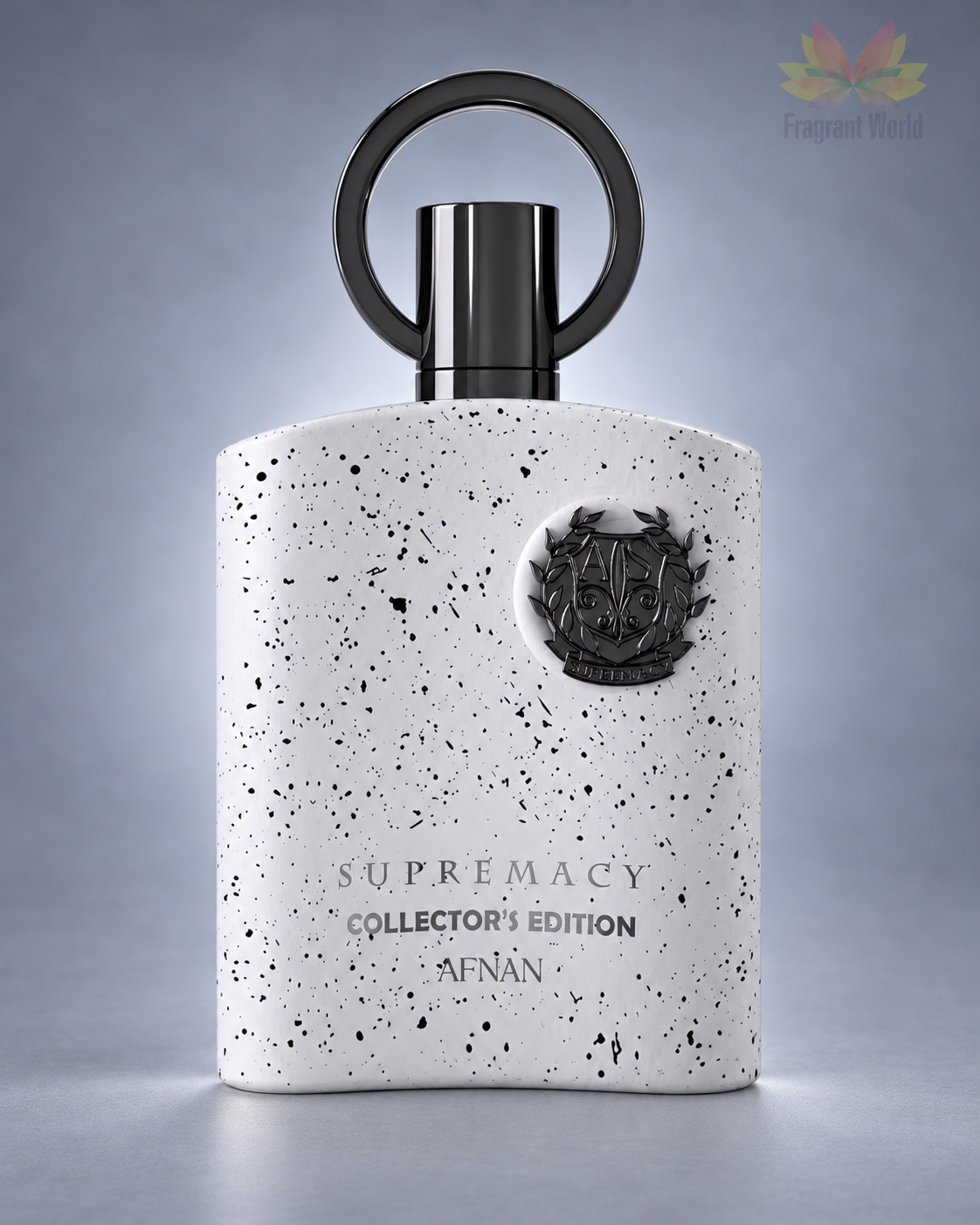 Afnan SUPREMACY COLLECTOR'S EDITION sobre fundo cinzento